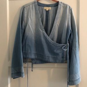 Hippy. Flowy. Jean crop top